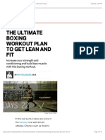 The Ultimate Boxing Workout Plan 