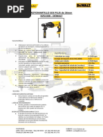 Ficha Tecnica Dewalt - d25133k PDF