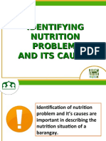 A Identifying Nutrition Prob & Its Causes