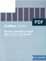 Galilei Galileo, Forma Tamaño Y Lugar Del Infierno de Dante