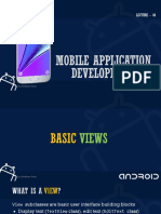 Android - Lecture 4 (Basic Views)