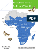 Fall Armyworm: Countries With Confirmed Presence