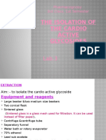 Lab. 3 (Cardioactive Glycoside)