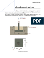 Example 9: Reinforced Concrete Footings: Example of Isolated Footing