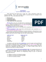 Grammar I: Multi-Word Lexical Verbs