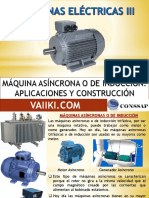 Maquinas Asincronas o de Induccion Aplicaciones y Construccion