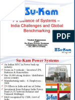 PV Balance of Systems - India Challenges and Global Benchmarking