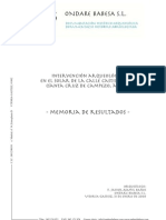 Intervención Arqueológica en El Solar de La Calle Castillo, Nº 10 (Santa Cruz de Campezo, Álava) - Memoria de Resultados