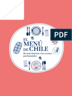 Menu de Chile 2018 PDF