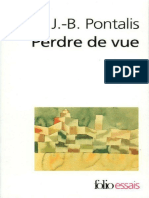 Pontalis - Perdre de Vue-Folio (1999)