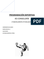 Ejemplo Del Programa Deportivo