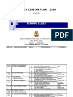 YEARLY LESSON PLAN English For Remove