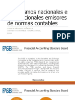 Organismos Nacionales e Internacionales Emisores de Normas Contables