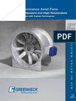 High Performance Axial Fans: Model RA - Standard and High Temperature