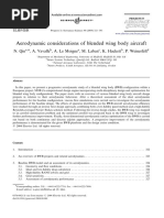 Aerodynamic Considerations of Blended Wing Body Aircraft