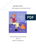 Review Text: The Princess Diaries: Mia Goes Fourth