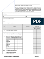 Verifiable Contractor Hse Questionnaire: Please Answer The Following Questions