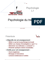 Psycho Travail L1 CM1