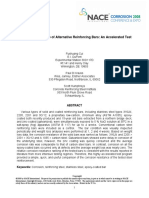 Corrosion Resistance of Alternative Reinforcing Bars