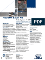 Neodur Level Au: Underlayment CT-C30-F5