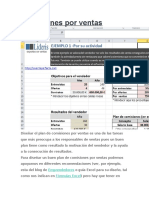 Comisiones Por Ventas