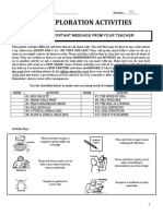 Cells Exploration Activities