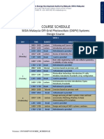 Course Schedule: SEDA Malaysia Off-Grid Photovoltaic (OGPV) Systems Design Course