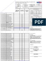 School Form 5A End of Semester and School Year Status of Learners For Senior High School (SF5-SHS)