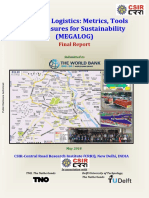 Megacity Logistics Metrics Tools and Measures For Sustainability