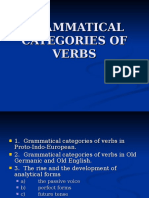 Grammatical Categories of Verbs Historic