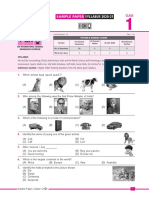 Sample Paper Syllabus 2020-21