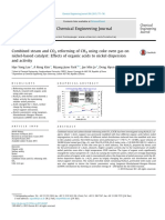 Combined Steam and CO2 Reforming of CH4 Using Coke Oven Gas On Nickel-Based Catalyst - Effects of Organic Acids To Nickel Dispersion and Activity