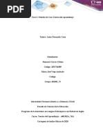 Fase 3. Estudio de Caso Teorías Del Aprendizaje - Grupo72