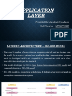 Application Layer: Presented By: Sanskrati Upadhyay Roll Number: MT19CPS018