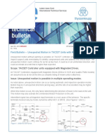 Field Bulletin - Unexpected Motion in TAC32T Units With Magnetek Drives