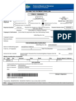 Income Tax Payment Challan: PSID #: 138458243