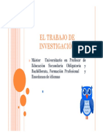 El Trabajo de Investigación PDF