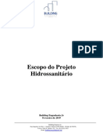 Escopo Do Projeto Hidrossanitário