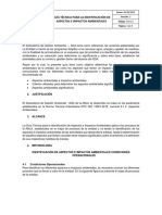 Procedimiento de Identificacion de Aspectos Ambientales e Impactos Ambientales Ga-G-1 PDF