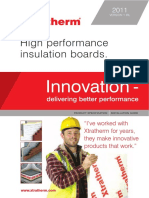 Xtratherm High Performance Instulation Boards