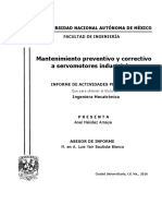 Mantenimiento Preventivo y Correctivo A Servomotores Industriales.