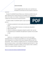 La Sensibilidad en Las Alternativas de Inversión