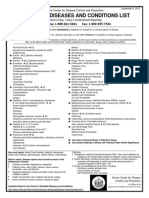 Notifiable Diseases and Conditions List: Telephone: 1-800-821-5821 Fax: 1-800-293-7534