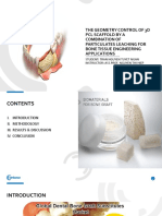 The Geometry Control of 3D PCL Scaffold by A Combination of Particulates Leaching For Bone Tissue Engineering Applications