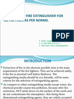 Dry Powder Fire Extinguisher For Metal Fire Power Point