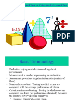 Norm-Referenced Test vs. Criterion-Referenced Test