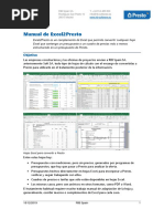 Manual Excel2Presto