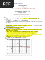 Send A SINGLE .PDF File To:: Advanced Well Testing Exam