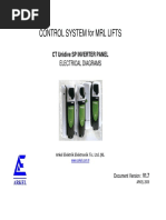 Control System For MRL Lifts: CT Unidive SP Inverter Panel