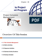 Chapter 6 Project Schedule Management PDF